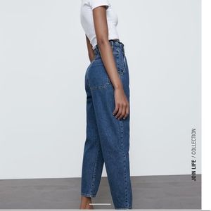 Zara Paper Bag Jeans